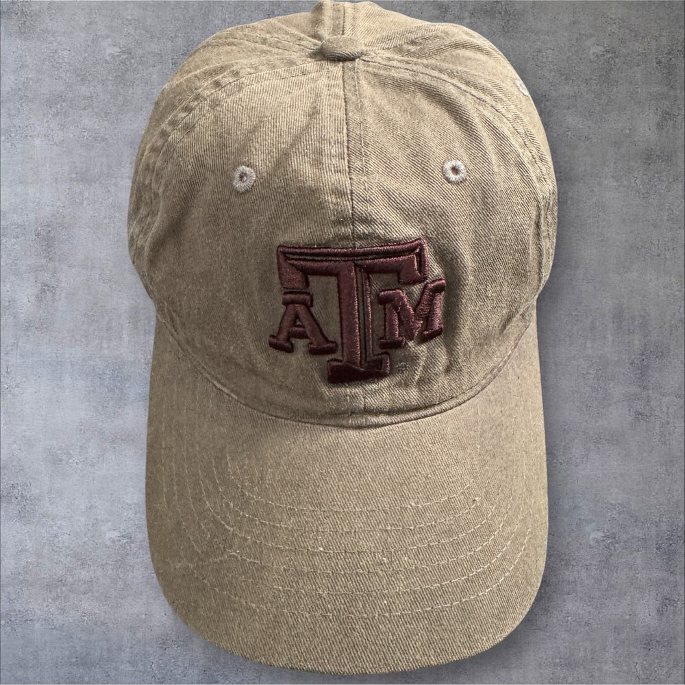 Zephyr Texas A&M Aggies Hat Brown Cotton Adjustable Strapback Cap Retro